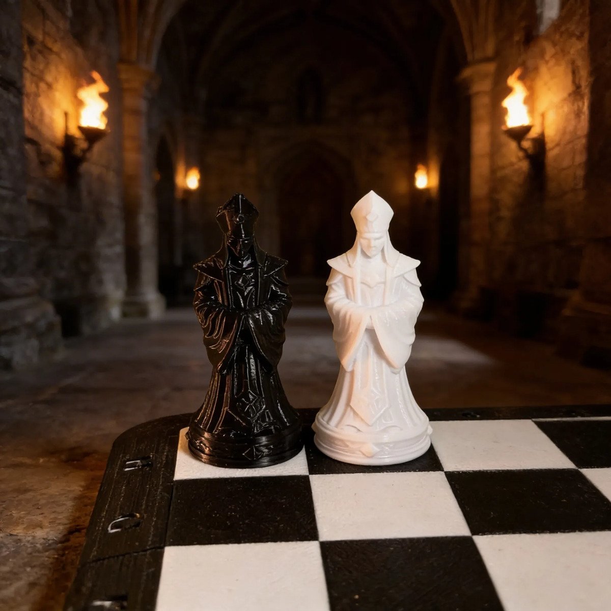 Ajedrez Reinos Divididos Impreso En 3d