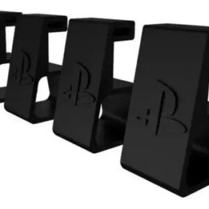 Soporte De Mesa 3d Art Para Ps4 Pro, Kit De 4 Bases Laterales Para Consola Prism Crush Black
