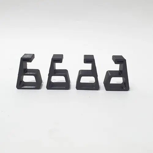 Soporte De Mesa 3d Art Para Ps4 Pro, Kit De 4 Bases Laterales Para Consola Prism Crush Black