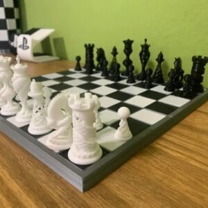 Juego De Ajedrez Espiral 3d Tamaño 1