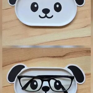Funda Genérica Para Lentes Con Diseño De Perrito Impreso 3d Blanco