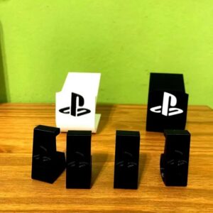 Combo 2 Soportes De Joystick Y Patitas Enfriadoras Para Ps4 Negro