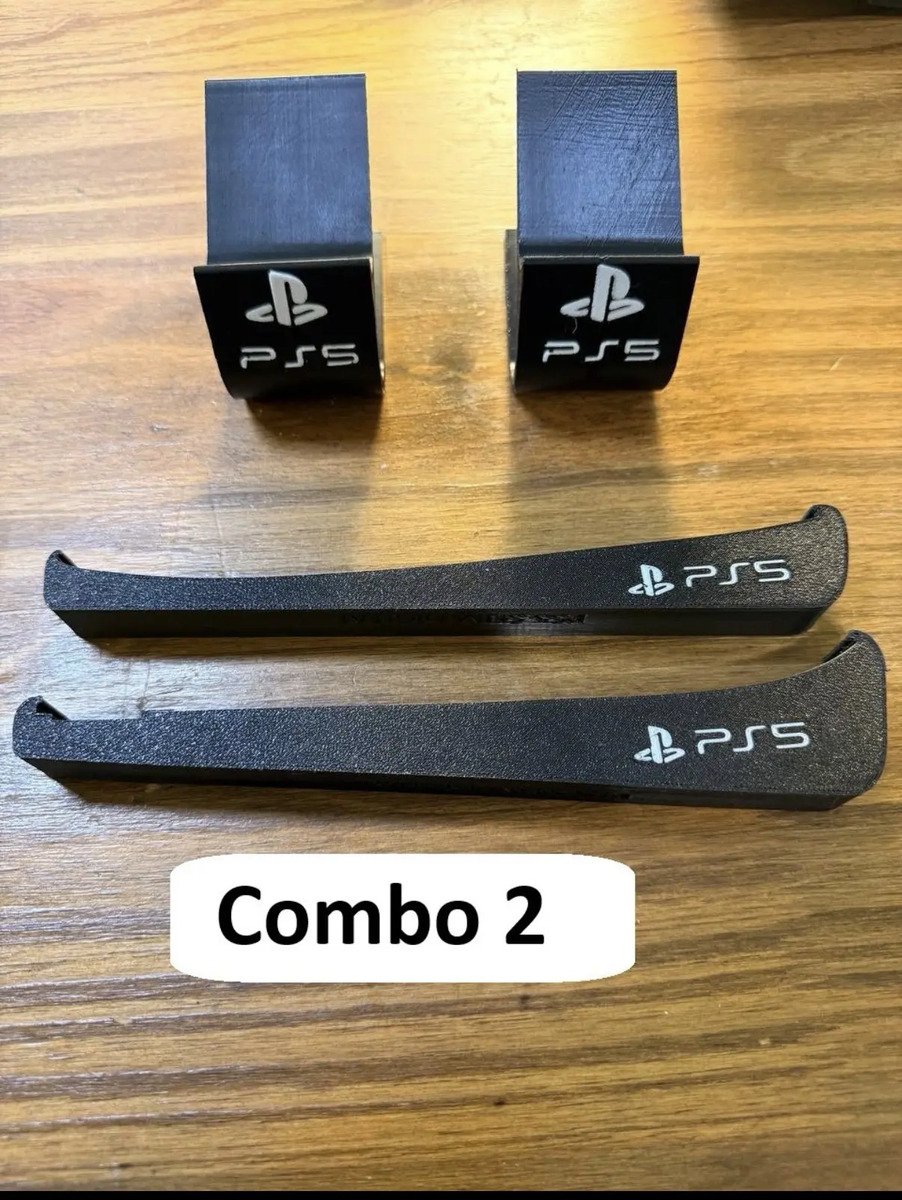 Soporte Ps5 Horizontal + Accesorios Combo 2