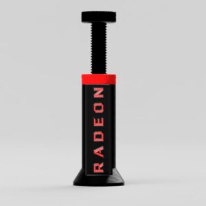 Soporte Placa De Video Regulable Amd - Negro