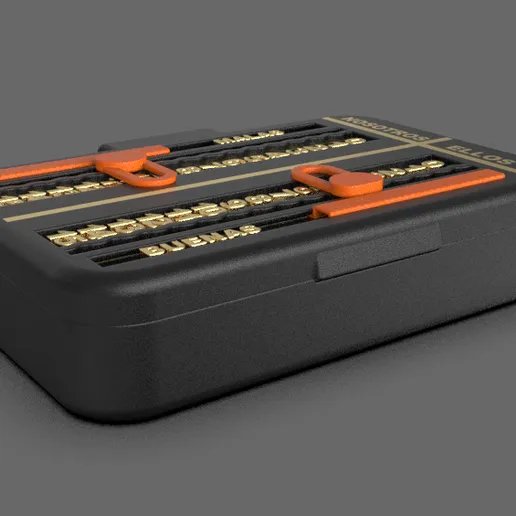 Caja Cartas De Truco Impreso En 3d Negro