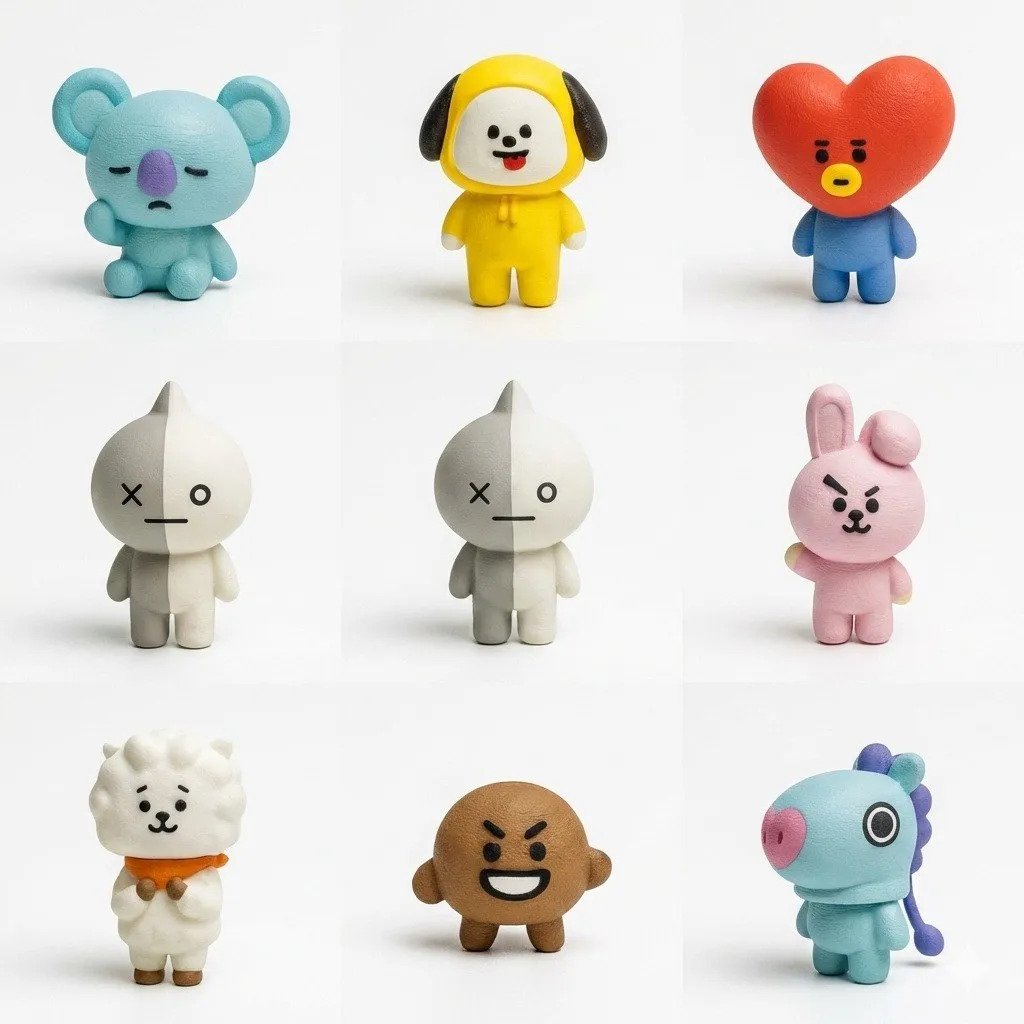 Colección Bts 21 Impreso En 3d 8